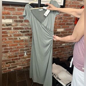 NWTs Vince V neck dress